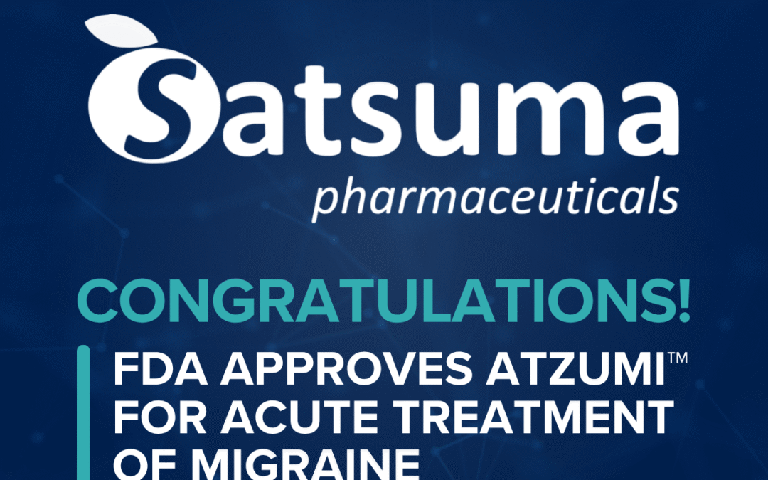 FDA Approves Atzumi™ for the Acute Treatment of Migraine