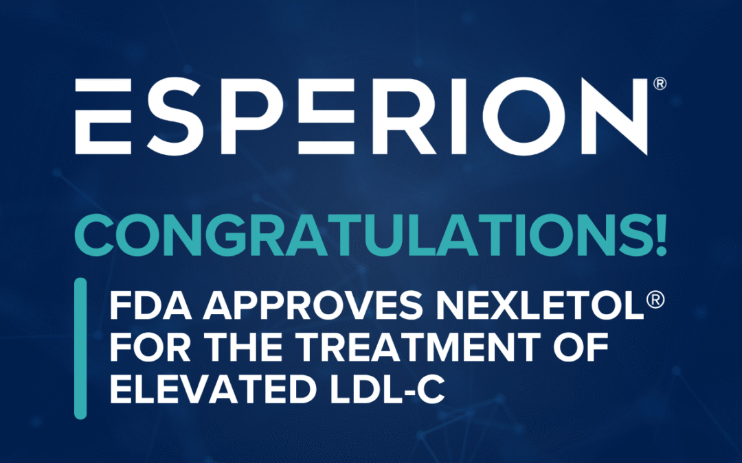 FDA Approves NEXLETOL™ for the Treatment of Adults with Elevated LDL-Cholesterol