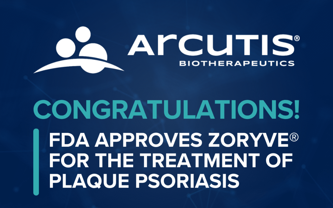 FDA Approves ZORYVE™ for the Treatment of Plaque Psoriasis