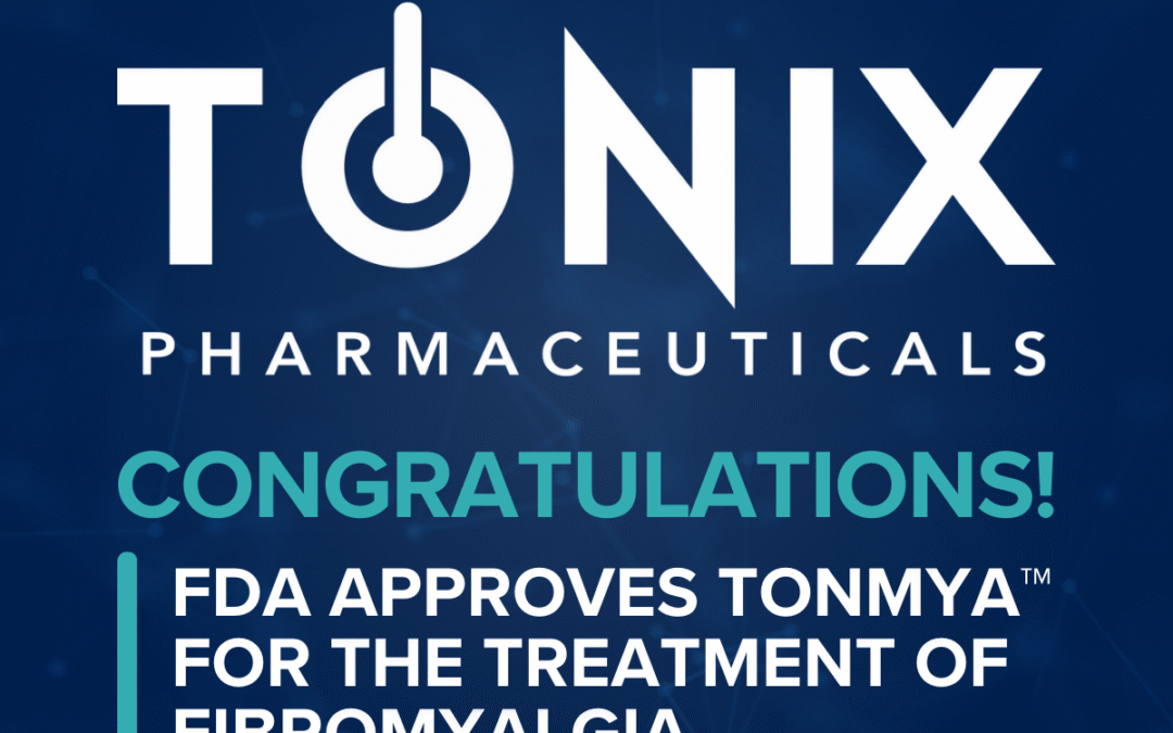 FDA Approves Tonmya™ for the Treatment of Fibromyalgia